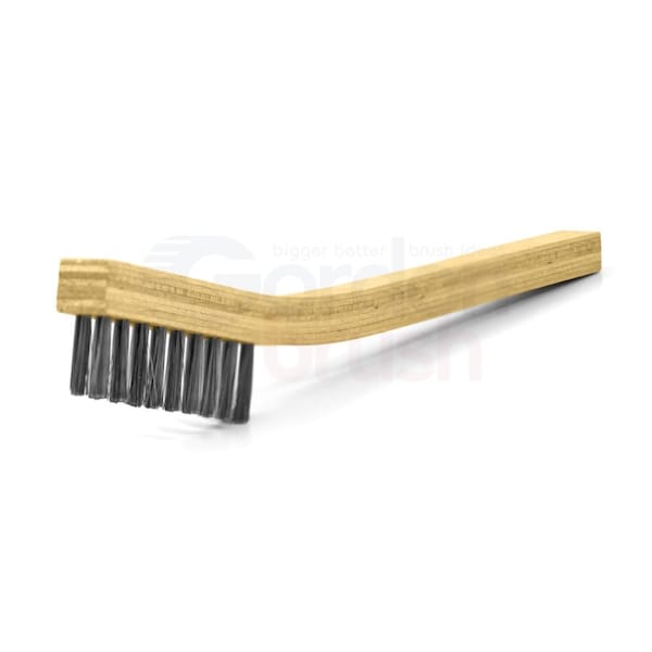 1/2 D 8-1/2 Length Single Spiral Single-Stem Nylon Brushes w Ring, PK12